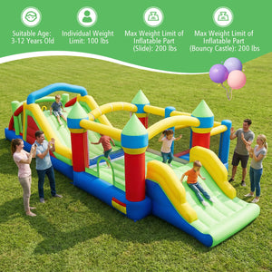 Inflatable Bounce House Blow up Jumping Bouncer with 750W Blowers view 8