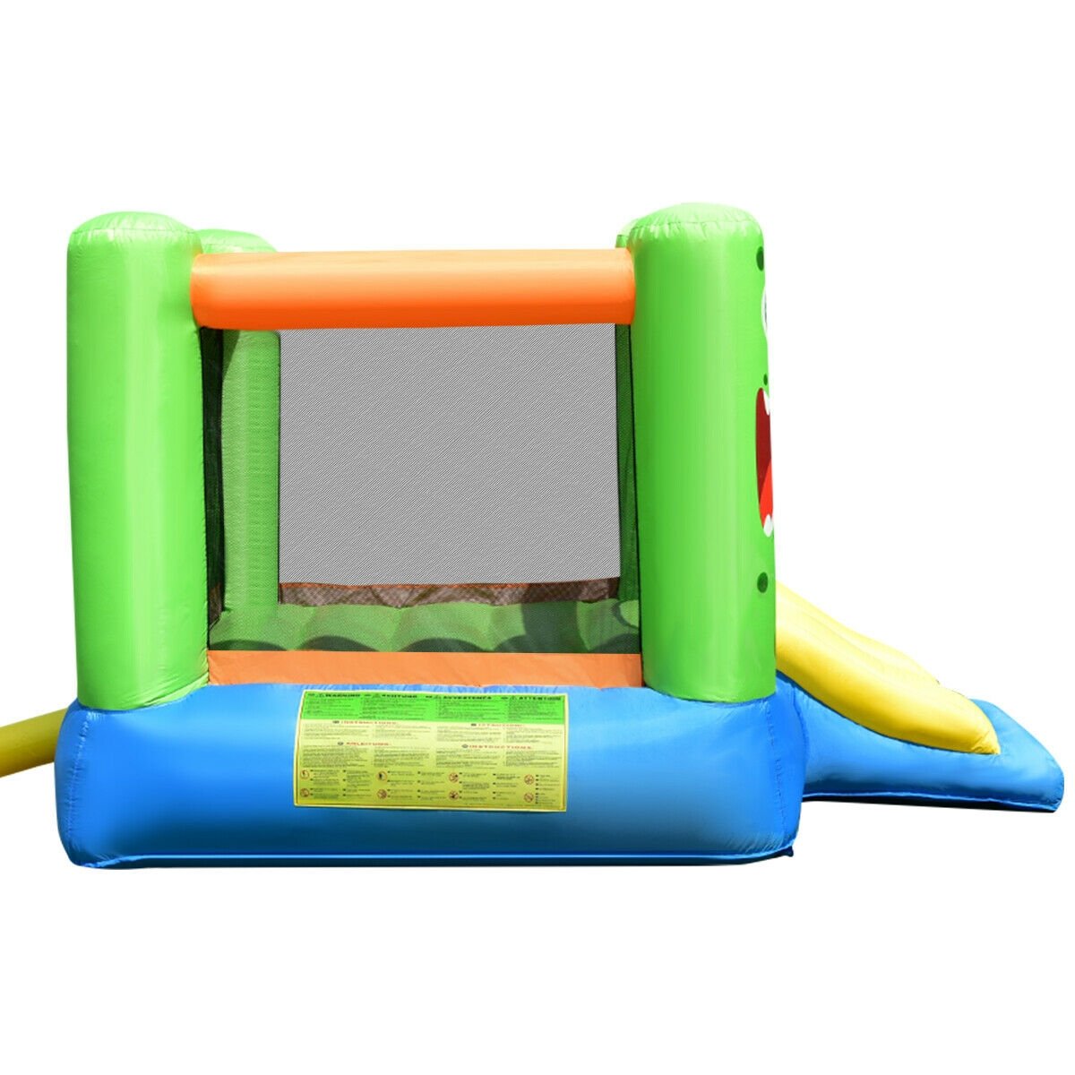 Inflatable Bounce House Jumper Castle Kid's Playhouse with Long Slide view 6
