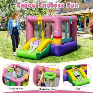 Inflatable Bounce House with 480W Blower and Carrying Bag for Party view 7