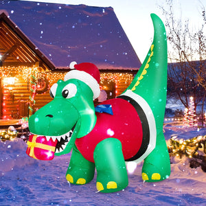 Inflatable Christmas Decoration with LED Lights for Yard view 2