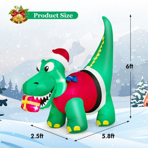 Inflatable Christmas Decoration with LED Lights for Yard view 4