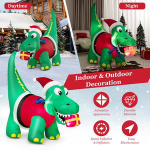 Inflatable Christmas Decoration with LED Lights for Yard view 5
