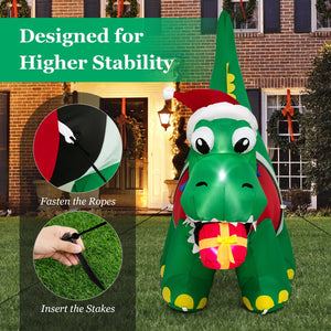 Inflatable Christmas Decoration with LED Lights for Yard view 8