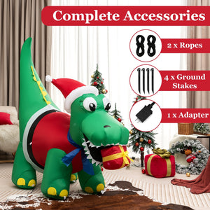 Inflatable Christmas Decoration with LED Lights for Yard view 9