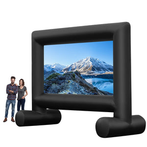 Inflatable Outdoor Movie Projector Screen with Blower and Carrying Bag-18' view 2