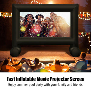 Inflatable Outdoor Movie Projector Screen with Blower and Carrying Bag-18' view 7