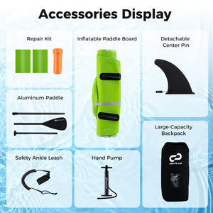 Inflatable Stand up Paddle Board iSUP Board Accessories with 3 Fins-L view 8