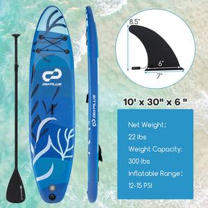 Inflatable Stand Up Paddle Board Sup Board with Premium SUP Accessories-S view 4