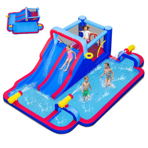 Inflatable Water Slide Park for Kids Backyard Outdoor Fun (without Blower) view 3