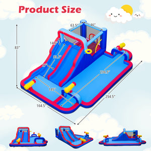 Inflatable Water Slide Park for Kids Backyard Outdoor Fun (without Blower) view 4