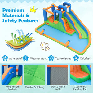 Inflatable Water Slide with Dual Climbing Walls and Blower Excluded view 6