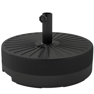 Fillable Umbrella Base, 20 inch Water Sand Filled Umbrella Stand, Fit 1.5"/1.9" Umbrella Pole