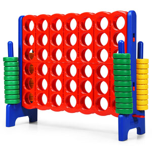 Jumbo 4-to-Score Giant Game Set with 42 Jumbo Rings and Quick-Release Slider-Blue view 6