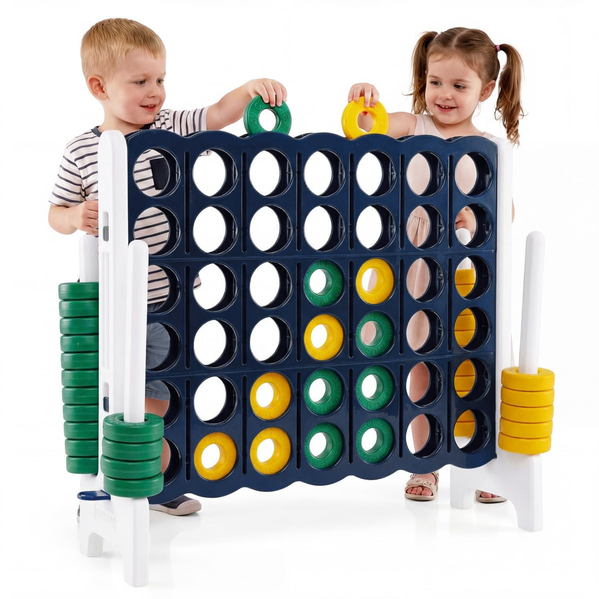 4-to-Score 4 in A Row Giant Game Set for Kids Adults Family Fun view 4