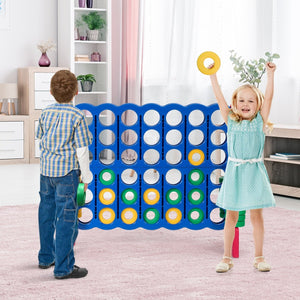 Jumbo 4-to-Score Giant Game Set with 42 Jumbo Rings and Quick-Release Slider-Red view 3