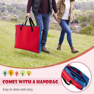 Jumbo 4-to-Score Connect Game Set with Carrying Bag and 42 Coins-Red view 8