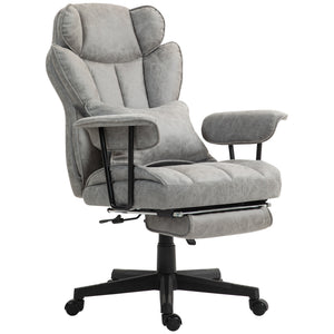 Big and Tall Office Chair with Foot Rest, 400LBS High Back Desk Chair with Padded Armrests, Lumbar Support – view 8