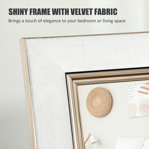 Floor Standing Mirror, Full Body Mirror, Free Standing, Leaning or Wall Mirror with Frame for Bedroom, White