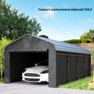 Carport Replacement Canopy Cover Sidewalls for 12' x 20' Carport – view 14