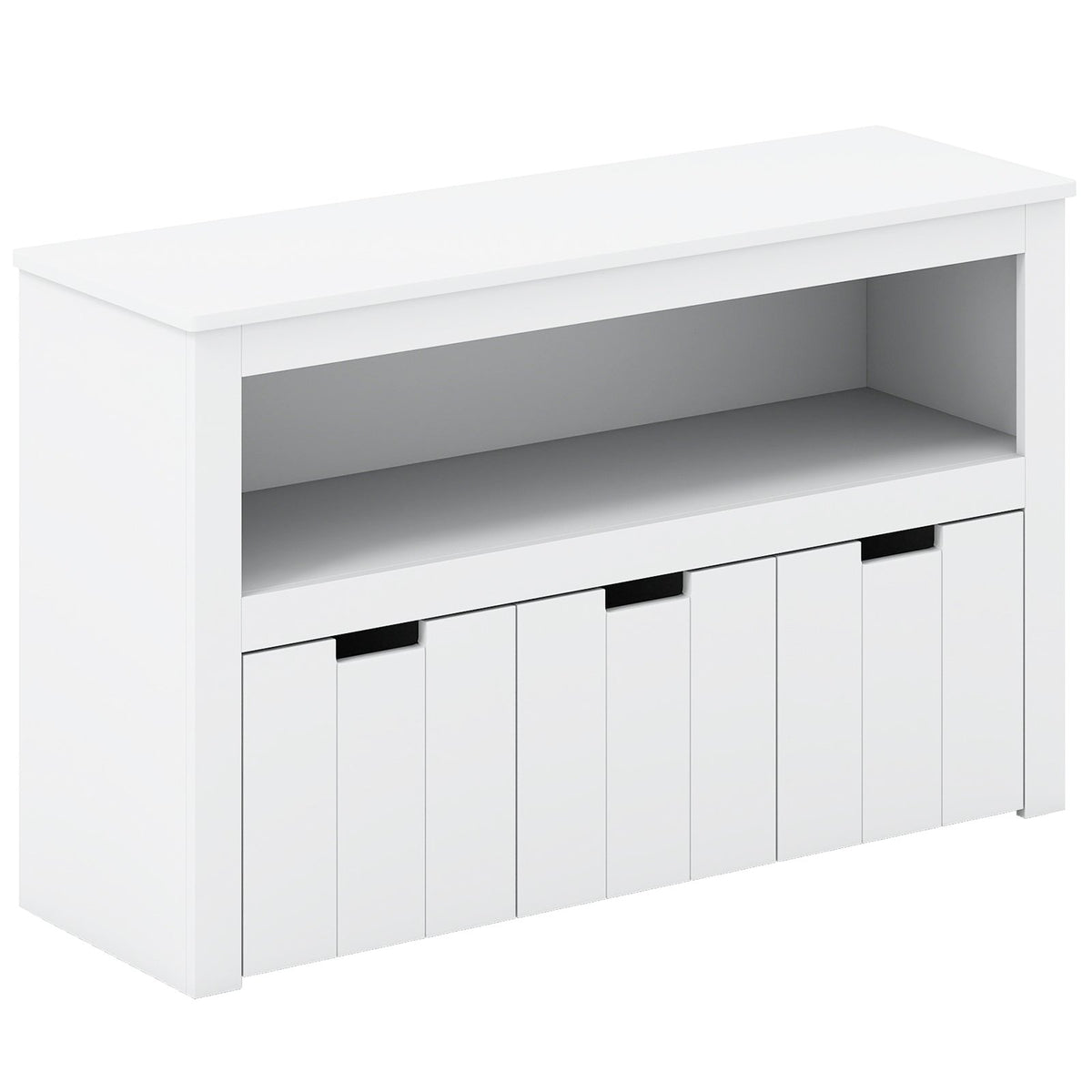 Kid Toy Storage Cabinet 3 Drawer Chest with Wheels Large Storage Cube Shelf