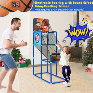 Kids Basketball Arcade Game with Electronic Scoreboard and Sound Effect view 8