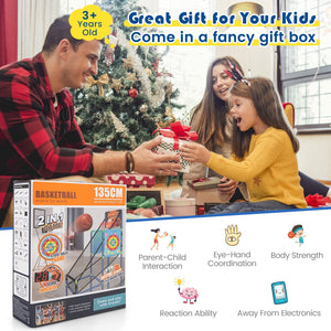Kids Basketball Arcade Game with Electronic Scoreboard and Sound Effect view 9