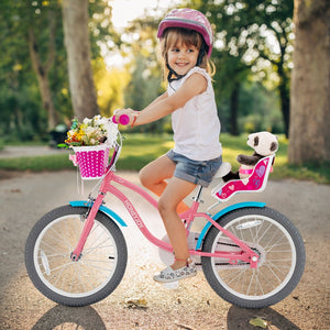 Kids Bicycle with Training Wheels and Basket for Boys and Girls Age 3-9 Years-18 inches view 2