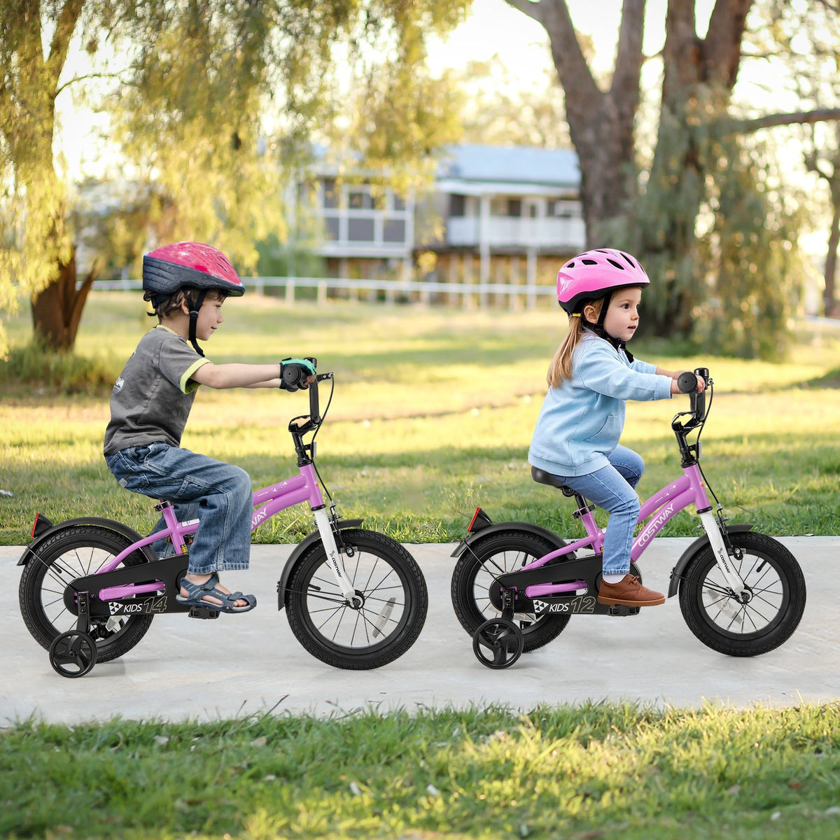 Kids Bike 12-Inch Children Training Bicycle with 2 Brake for 3-4 Years Old view 3