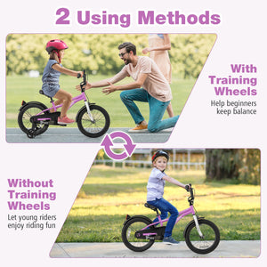 Kids Bike 16-Inch Children Training Bicycle with 2 Brake for 4-7 Years Old view 6