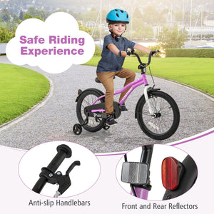 Kids Bike 18-Inch Children Training Bicycle with 2 Brake for 4-8 Years Old view 8
