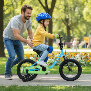 Kids Bike for 3-7 Years Old Boys and Girls 12/14/16-Inch Children Bicycle Blue-14 Inches view 2