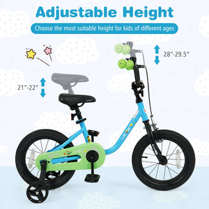 Kids Bike for 3-7 Years Old Boys and Girls 12/14/16-Inch Children Bicycle Blue-14 Inches view 6