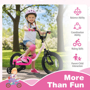 Kids Bike for 3-7 Years Old Boys and Girls 12/14/16-Inch Children Bicycle-Pink 14 Inch view 9