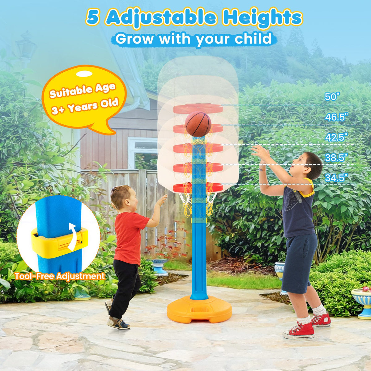 Kids Children Basketball Hoop Stand view 5