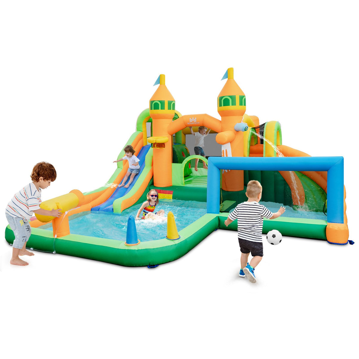 Kids Inflatable Water Slide for Yard Lawn (Without Blower) view 4