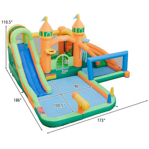 Kids Inflatable Water Slide for Yard Lawn (Without Blower) view 5