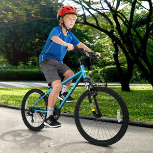 Kids Mountain Bike 20 Inch Child Bicycle for Boys Girls Aged 8+ Years Old Blue view 2