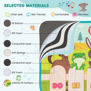 Kids Musical Mat Indoor Outdoor Animal Farm Piano view 7