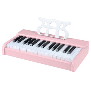 Kids Piano Keyboard 30 Keys Digital Piano with Music Stand for 3+ Years Old Beginners-Pink view 4