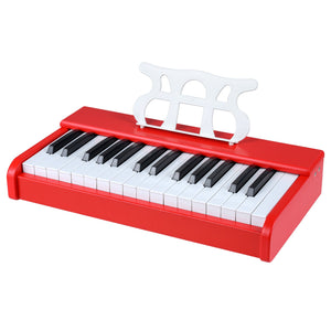 Kids Piano Keyboard 30 Keys Digital Piano with Music Stand for 3+ Years Old Beginners-Red view 4