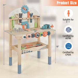 Kids Play Tool Workbench with Realistic Accessories view 5