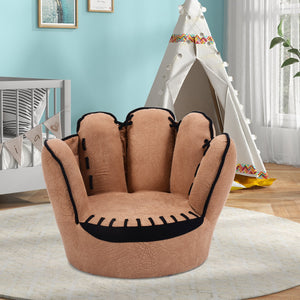 Household Five Fingers Baseball Glove Shaped Kids Leisure Upholstered Sofa view 2