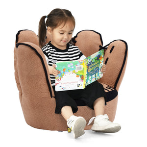 Household Five Fingers Baseball Glove Shaped Kids Leisure Upholstered Sofa view 3