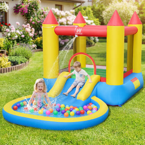 Kids Water Park Wet Dry with Splash Pool and 380W Blower view 2
