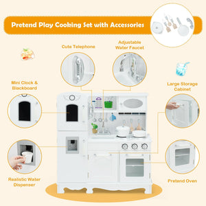 Kitchen Pretend Play Cookware Set Toys for Kids with Water Dispenser view 9