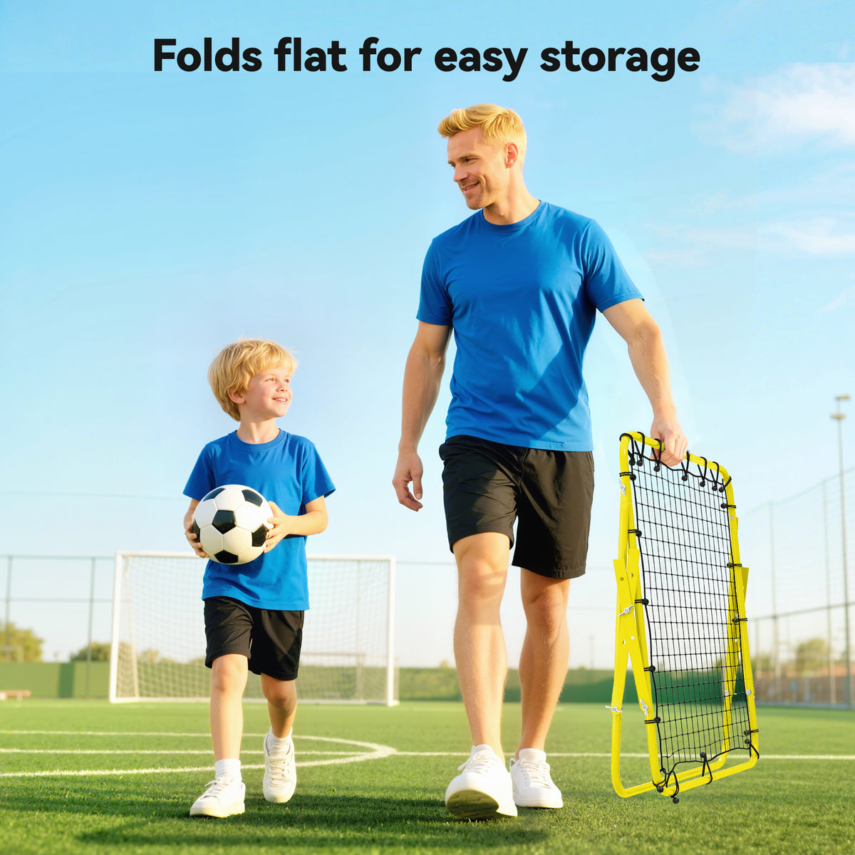 Volleyball Rebounder Net Football Training Aid Kickback Target Play Red – view 17