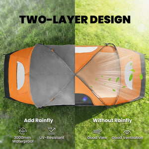 5 Person Family Tent, Outdoor Camping Tent with Lighting Hook, Carrying Bag for Camping – view 10