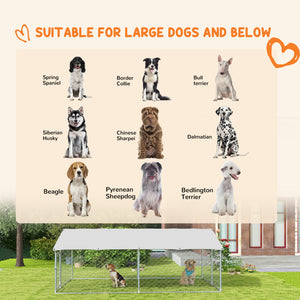 13.1' x 7.5' x 4.9' Outdoor Dog Kennel Dog Run with Waterproof – view 3