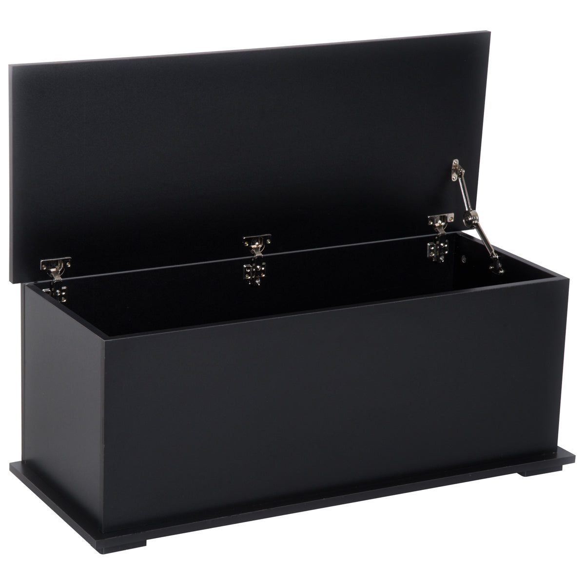 39.5" Storage Chest with 2 Safety Hinges, Storage Box Organizer with Flip-Top Lid, Entryway Storage Bench