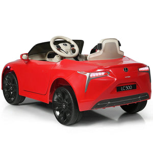 Lexus LC500 Licensed Kids 12V Ride Remote Control Electric Vehicle-Red view 3